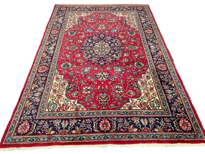Elegant unique hand-knotted Oriental carpet Tabriz 310 x 205 cm rug carpet - Picture 1 of 19
