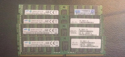 4 x 32GB Samsung PC4-2133P M386A4G4DM0 CPB0Q ECC DDR4 - Image 1 of 3