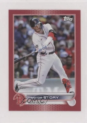 2022 Topps Mini Red /5 Trevor Story #US22 - Image 1 of 2