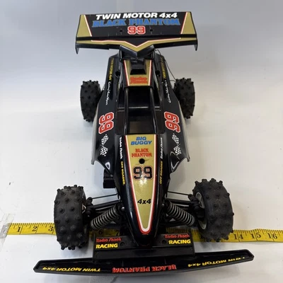 Radio Shack Black Phantom Twin Motor Vintage RC Car Nikko Made in Japan UNTESTED - Image 1 of 4