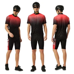 Men's Summer Short Suits Cycle Set Cycle Jersey With 5D Gel Padded Riding JRCG - Picture 1 of 7