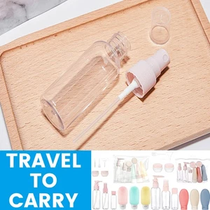 11Pcs Travel Bottles Set Refillable Travel Size Toiletries Containers Set stqVG - Picture 1 of 18