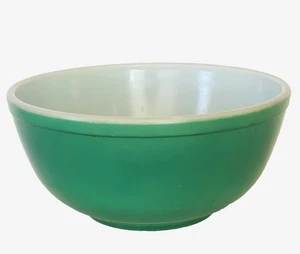 Cuenco mezclador vintage Pyrex 403 verde 21/2 qt COLORES PRIMARIOS G2-11 - Imagen 1 de 6