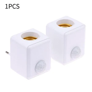 E27 Light Bulb Holder Corridor Closet Bulb Base Infrared Sensor Lamp Socket - Picture 1 of 7