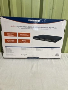 Intellinet 561334 48-Port Gigabit Ethernet Web-Managed Switch mit 4 SFP Ports - Bild 1 von 2