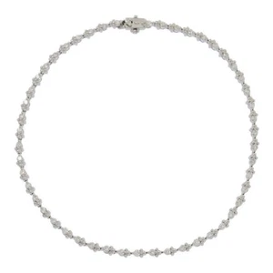 1ct/Anklet Diamond Bracelet/Pt850-11.5g/Platinum/Gift/Anniversary - Picture 1 of 10