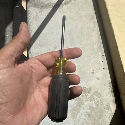 Klein Tools 601-3 General Purpose Slotted Screwdriver 3/16 In Round - Image 1 of 4