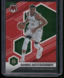 2020-21 Mosaic Giannis Antetokounmpo #80 - Red Wave - Picture 1 of 2
