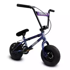 FatBoy Pro Mini 10" BMX Bicycle Fat Tire Freestyle Bike Purple Smash NEW - Picture 1 of 3