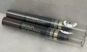 2 Revlon Powder Pencil For Lids & Brows - Redwood - 0.06 oz Germany - Picture 1 of 5