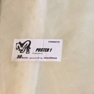 50 BUSTE WR "POSTER 1" x POSTER e TAVOLE ORIGINALI - Picture 1 of 1