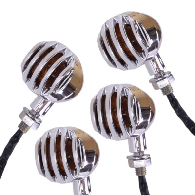 4xIndicadores de luz intermitente de señal de giro de motocicleta aptos para Honda Suzuki Yamaha hm Foto 1 de 4