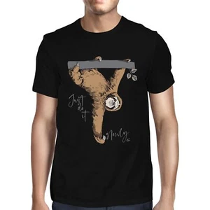 1 T-Shirt Herren Just Do Things Slowly Sloth - Bild 1 von 18