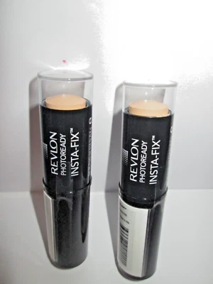 Lot 2 Revlon Photo Ready Insta-Fix Foundation Stick FS Sealed VANILLA SPF 20 - Image 1 of 3