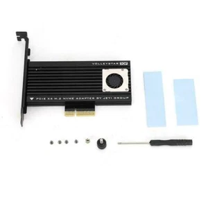 M.2 NVME State Drive Converter Expansion Card SSD Adapter PCIE-3.0x4 w/Fan - Afbeelding 1 van 10