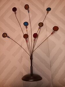 Vintage Kinetic Stained Glass Sculpture