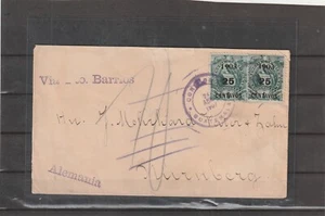 Guatemala via Puerto Barrios COVER to Germany 1907 - Picture 1 of 2