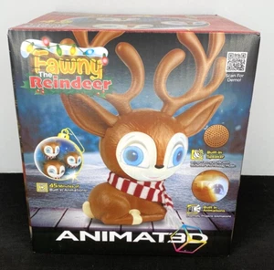 Animiertes Weihnachtsfest Fawny das singende und sprechende Rentier Animat3d Neu im Karton - Bild 1 von 5