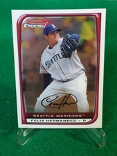2008 Bowman Chrome #151 Felix Hernandez Seattle Mariners