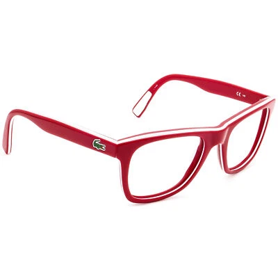 Gafas de sol Lacoste marco solo L781S 615 rojo y blanco cuadrado 52 mm Foto 1 de 4