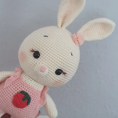 Amigurumi gehäkelt Kinder Geschenk Geburtstag Hase Häschen Häkeltiere Ostern - Bild 1 von 3