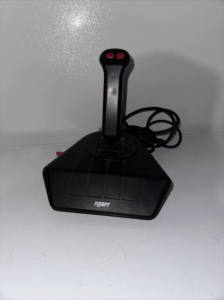 Vtg  KRAFT SYSTEMS Joystick THUNDERSTICK GAMING JOYSTICK IBM Computer Game Cont - Image 1 of 4