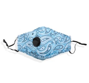 Face Mask With Pocket For Filter Exhalation Valve Reusable Washable - Picture 1 of 12
