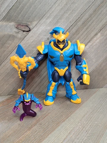 Gormiti Lord Voidus Sidekick Italian Hero Villain Blue Yellow Figure Tested 10” Cover