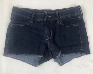 Old Navy The Diva Womens Denim Booty Shorts Size 4 Cutoff Dark Wash - Foto 1 di 7