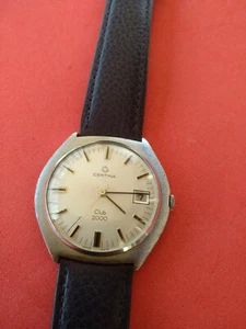 RARE LARGE 38mm CERTINA CLUB 2000 cal:25-661 MANUAL WINDING WATCH _309 - Picture 1 of 10