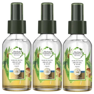 3x Herbal Essences Hair Oil Blend Argan Oil & Aloe Repair 100ml - Picture 1 of 4