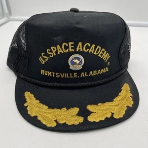 U.S. Space Academy Vintage SnapBack Cap Huntsville Alabama Mesh Back Rope Brim  - Bild 1 von 8