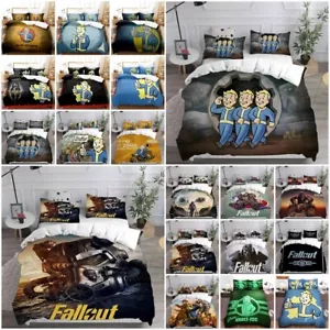 Fallout 4 Vault Duvet Cover Pillowcase Bedding Set Single Double - Picture 1 of 20