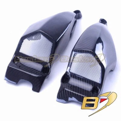 Ducati Streetfighter 848 Ram Air Intake Covers Panels Fairings Carbon Fiber - Image 1 of 4