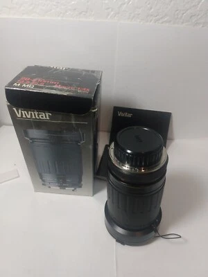 Vivitar 28-210mm f3.5-f5.6 macro 1:4x in box used with manuals Minolta M/MD - Image 1 of 4