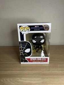 Funko POP Marvel Studios Spider-Man No Way Home Gold & Black Suit #911 - Picture 1 of 6