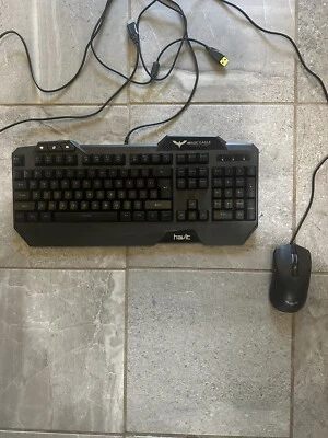 Havit Mechanical Gaming Keyboard and Mouse Combo - Black - Image 1 of 3
