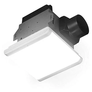 Homewerks 7146-80-MS Bathroom Fan Integrated Dimmable LED Smart Motion White - Picture 1 of 7