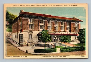 Vintage Fordyce Bäder Postkarte Hot Springs Nationalpark Arkansas - Bild 1 von 2