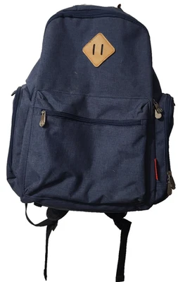 Mochila bolsa de pañales Fisher Price sarga azul marino excelente estado usado Foto 1 de 4