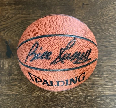BILL RUSSELL Boston Celtics Auto Signed Mini NBA  Basketball JSA Full LOA - Image 1 of 4