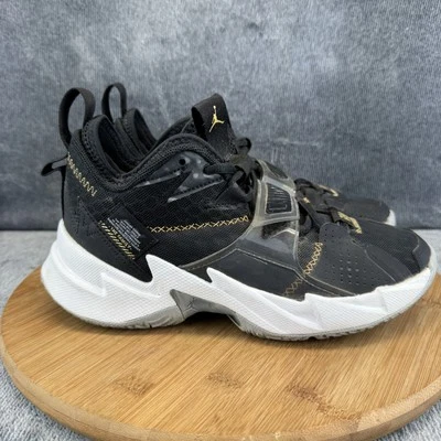 Nike Jordan Why Not Zero Shoes Boys 5.5Y Black Westbrook Basketball Sneakers - Image 1 of 4