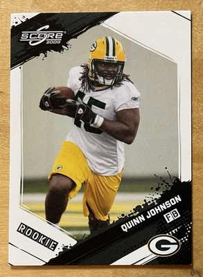 Quinn Johnson Rookie 2009 Score Football #385 Green Bay Packers NM-MT - Image 1 of 3