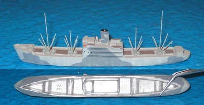 D Frachter LEIPZIG getarnt, Wiking, Metall, 1:1250 - Bild 1 von 2