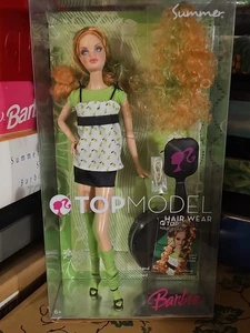 Barbie Top Model Hair Wear bambola estiva 2007 Mattel M5796 - Foto 1 di 15