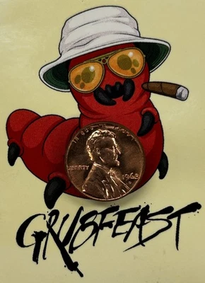 1968 D Lincoln cent RPM-001 FS-501 mint error - Image 1 of 3