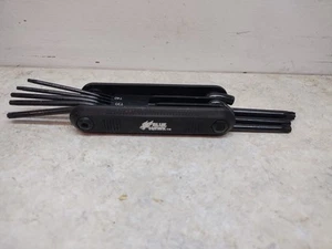 Blue Hawk 8 pc Folding Torx Star Bit Key Driver Pocket Set - Picture 1 of 7