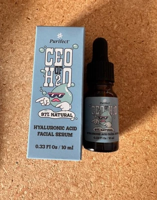 Suero facial de viaje PURIFECT CEO de ácido hialurónico H2O talla 10 ml nuevo con caja Foto 1 de 4