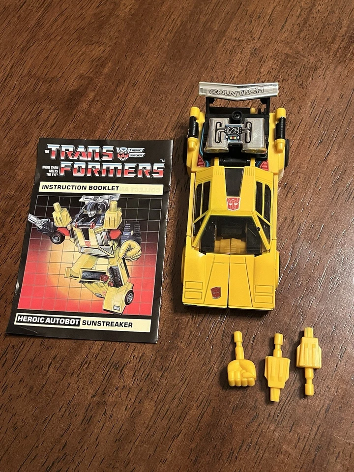 Transformers G1 Sunstreaker Incomplete  - Image 1 of 2