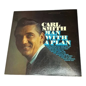 Carl Smith - Man With A Plan -  33 RPM Vinyl Record Vintage - Picture 1 of 5